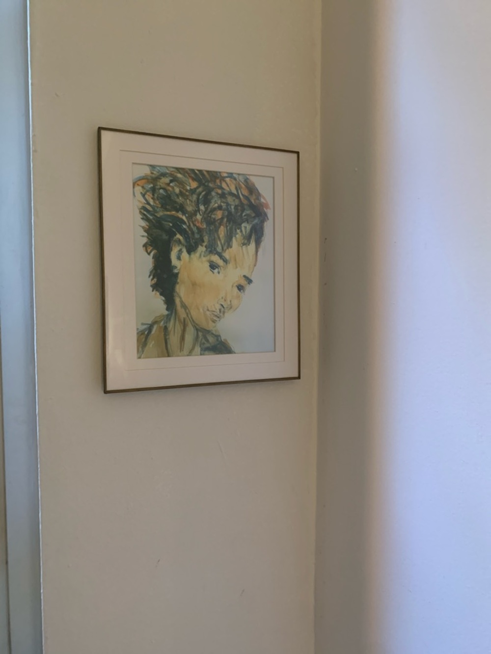 Framed Contemporary Portrait Art Print